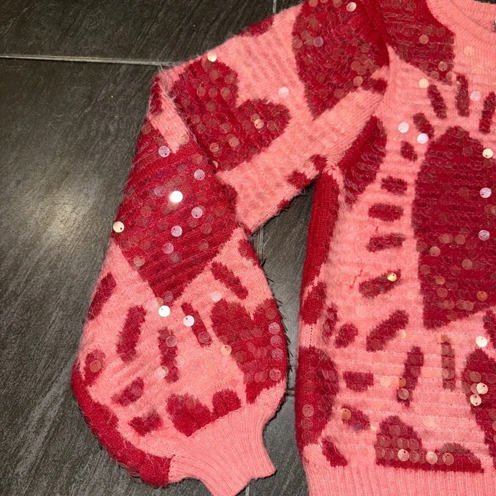 Farm Rio Sequins Knit Sweater - Picture 4 of 13
